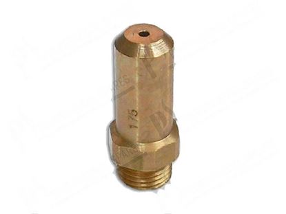 Picture of Gas nozzle M10x1 CH12  2,45 mm GN for Zanussi, Electrolux Part# 2267