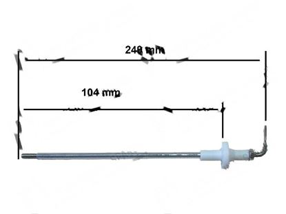 Picture of Level probe  2,5x104 mm for Zanussi, Electrolux Part# 2694