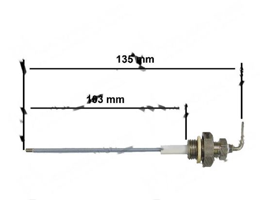 Picture of Level probe  2,5x103 mm for Zanussi, Electrolux Part# 3878