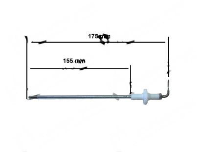 Picture of Level probe  2,5x154,5 mm for Zanussi, Electrolux Part# 5235