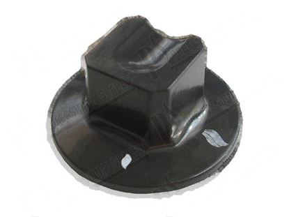 Picture of Black knob  55 mm for Zanussi, Electrolux Part# 5562