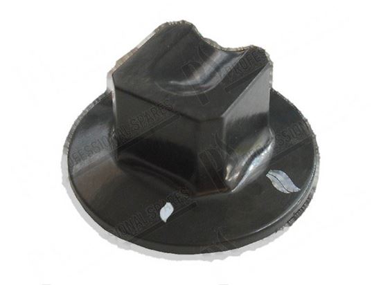 Picture of Black knob  55 mm for Zanussi, Electrolux Part# 5562