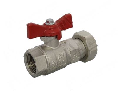 Picture of Water ball valve 3/4" - 1" FF for Zanussi, Electrolux Part# 5919