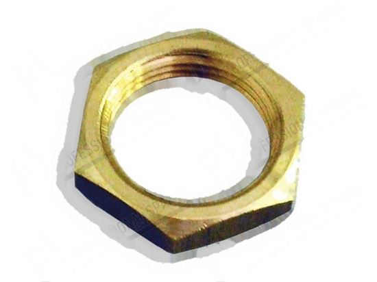 Picture of Hexagonal nut 3/4" - H=6 mm BRASS for Zanussi, Electrolux Part# 6628