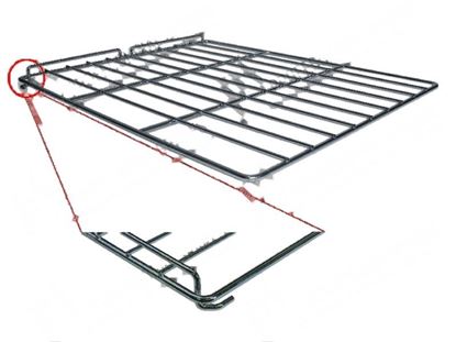 Picture of Grilled shelf 2/1 GN - chrome-plated steel for Zanussi, Electrolux Part# 25020