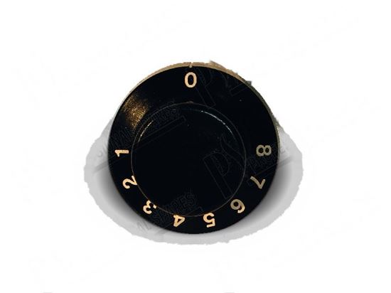 Picture of Black knob  60 mm for Zanussi, Electrolux Part# 26915