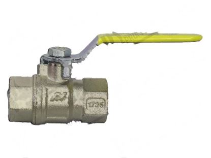 Picture of Gas ball valve 1/2" FF - DN15 - L=61 mm for Zanussi, Electrolux Part# 50302