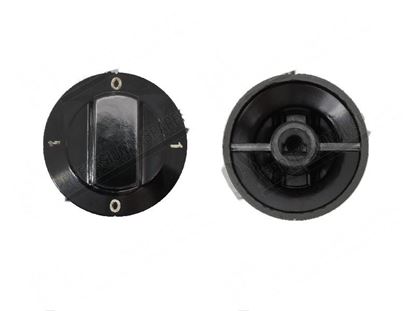 Picture of Black knob  60 mm for Zanussi, Electrolux Part# 50341