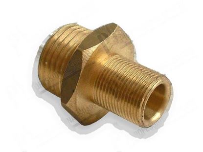 Picture of Nipple 3/4" ·3/8" - L=34 mm - brass for Zanussi, Electrolux Part# 51949