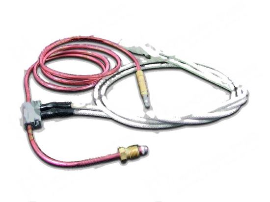 Picture of Interrupted thermocouple M9x1 L=1000 mm with cables L=650mm for Zanussi, Electrolux Part# 54055