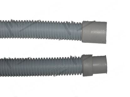 Afbeeldingen van Drain pipe PPE  21 mm 180Â°+  30 mm M 180Â° L=2000 mm for Elettrobar/Colged Part# 143019