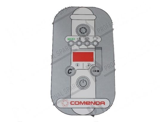 Picture of Membrane keypads 118x218 mm for Comenda Part# 461353