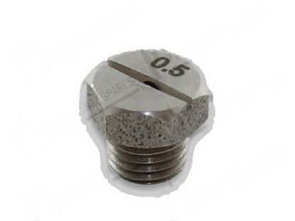 Picture of Rinse nozzle 1/16" NPT - H=9,6 mm -  0,5 mm for Meiko Part# 472031