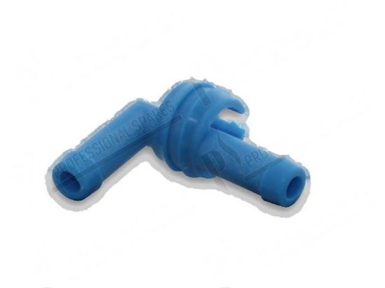 Picture of Elbow fitting 90Â° for hose  6 mm -blue for Meiko Part# 9665221