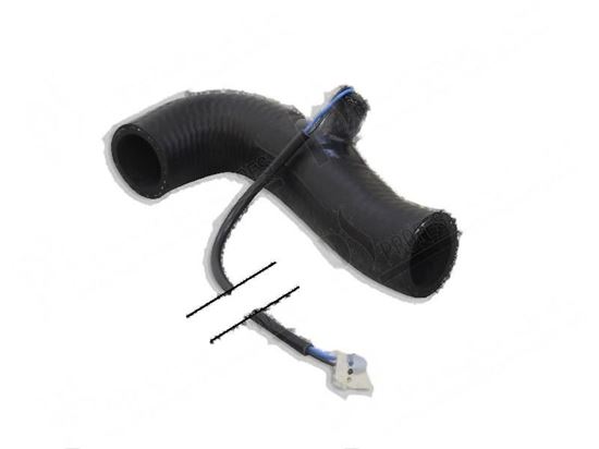 Picture of Formed hose EPDM  24x32 mm with thermosensor NSF for Winterhalter Part# 61006359