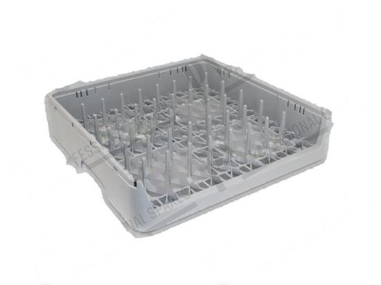 Picture of Basket 500x500xh105 mm - plastic, for 9 trays for Zanussi, Electrolux Part# 