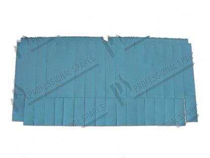 Picture of Double curtain 1100xh550 mm - light blue for Hobart Part# 00-229436-004, 2294364, 229436-4