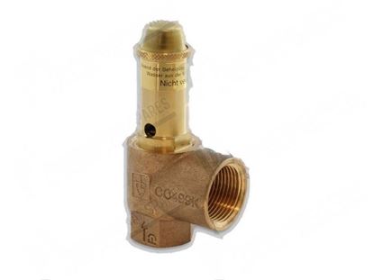 Obrázek Safety valve 1/2" DN15 2bar for Hobart Part# 00-229621-00001, 00229621001, 00-229621-001, 2296211, 229621-1