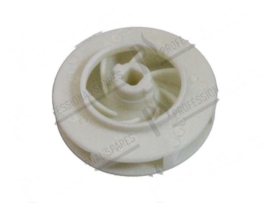 Picture of Impeller  90 mm H=32,5 mm - turn direction right for Hobart Part# 00231876001, 00-231876-001, 2318761, 231876-1