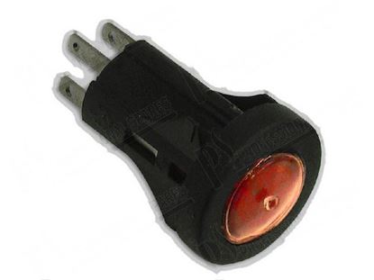 Picture of Red push-button  16 mm for Zanussi, Electrolux Part# 002418
006848
0G2313
0G2314
245887
245891