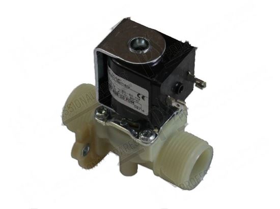 Picture of Solenoid valve 180Â° - 1 way - 220/240V 50/60Hz -  3/4" for Hobart Part# 00297808001, 00-297808-001, 00-323483-001, 00493351001, 00-493351-001, 2978081, 297808-1, 3234831, 323483-1, 4933511, 493351-1