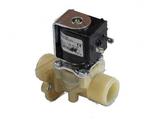 Picture of Solenoid valve 180Â° - 1 way - 220/240V 50/60Hz -  3/4" for Hobart Part# 00297808007, 00-297808-007, 2978087, 297808-7