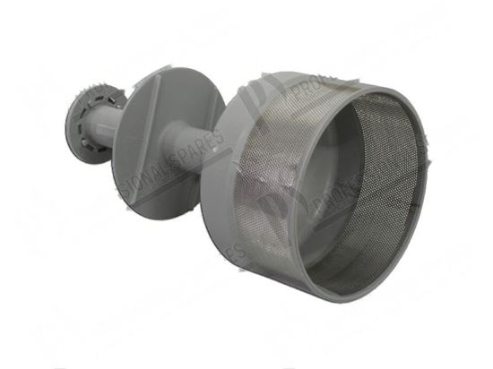 Picture of Overflow pipe with filter  154 mm for Hobart Part# 00323534004, 00-323534-004, 3235344,
323534-4