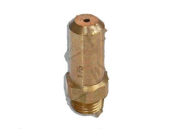 Picture of Gas nozzle M10x1 CH12  1,55 mm GN for Zanussi, Electrolux Part# 003722
72780309