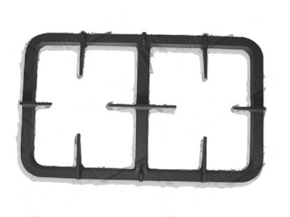 Picture of Pan support grid (2 burners) for Zanussi, Electrolux Part# 004976, 0K3538