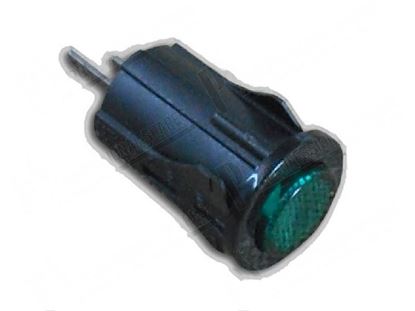 Picture of Pilot lamp  16 mm 250V - green for Zanussi, Electrolux Part# 006849, 0G2318