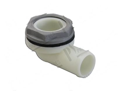 Immagine di Pipe fitting 90Â° est. 18 mm for Hobart Part# 00883281001, 00-883281-001, 8832811, 883281-1