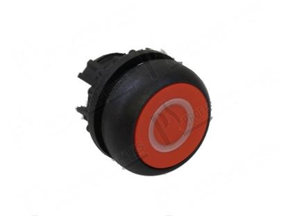 Obrázek Red push button  22 mm - unstable for Hobart Part# 00887015021, 00-887015-021, 88701521, 887015-21