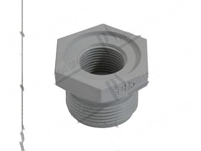 Billede af Nut for rinse arm support for Hobart Part# 00896971001, 00-896971-001, 8969711, 896971-1