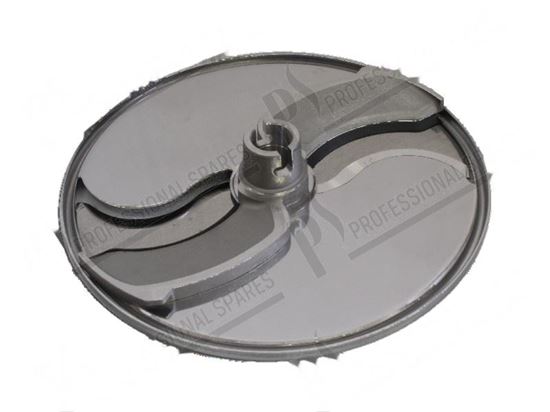 Picture of Disc with curved blades 1 mm for Zanussi, Electrolux Part# 0114, 0HD022, 653101