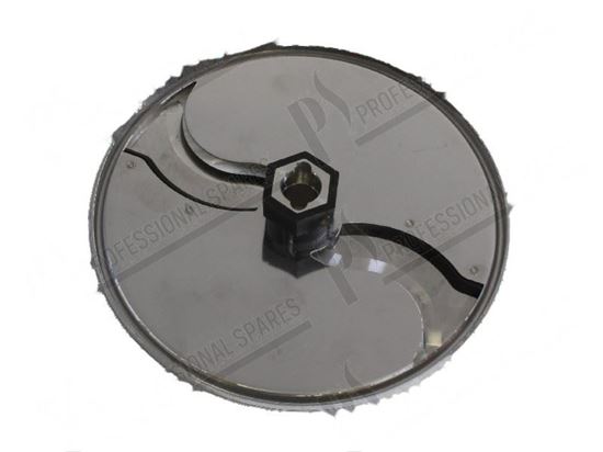 Picture of Slicing disc with straight blades 6 mm for Zanussi, Electrolux Part# 0117, 0KQ660, 653106