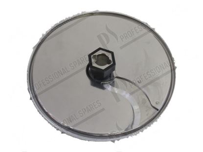 Picture of Slicing disc with straight blades 8 mm for Zanussi, Electrolux Part# 0118, 0KQ659, 653108