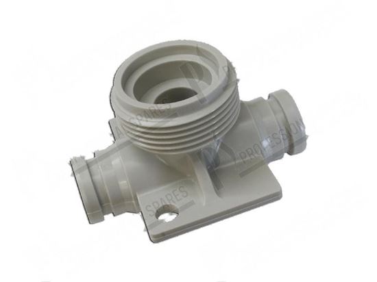 Picture of T-connection  20-20 mm - L=80 mm for Hobart Part# 01245318001, 01-245318-001, 012453181, 01-245318-1