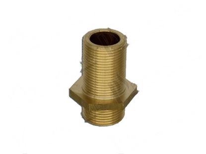 Изображение Nipple 3/4" ·3/4" - L=55 mm - brass for Hobart Part# 01245850001, 01-245850-001, 012458501, 01-245850-1