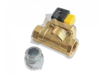 Picture of Solenoid brass valve L182 - NC - G3/4" - 230V 50/60Hz for Zanussi, Electrolux Part# 045524, 0L1830