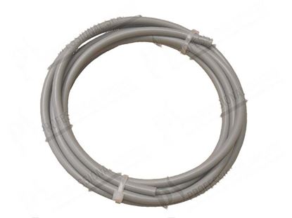 Picture of Stiff polyethylene grey hose  4x6 L=2660 mm, Tmax 130Â°C for Zanussi, Electrolux Part# 049360, 049905, 0L1163