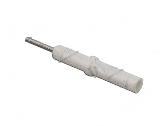 Picture of Spark plug - insul.  7x44 mm - electrode L=16x2 mm for Zanussi, Electrolux Part# 054336, 058385