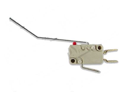 Picture of Snap action microswitch with lever for Zanussi, Electrolux Part# 072302, 471963302