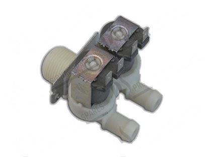 Picture of Solenoid valve 180Â° - 2 ways - 220/240V 50/60Hz -  14 mm for Zanussi, Electrolux Part# 072364, 471823501