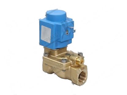 Picture of Solenoid brass valve EV220B G1/2" FF - 16W 230V 50Hz for Zanussi, Electrolux Part# 072452, 471821002