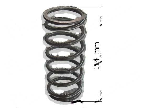 Picture of Spring  5 mm,  50 mm, H=114 mm for Zanussi, Electrolux Part# 072536, 471780305