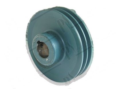 Picture of Pulley D130 50Hz; per WE/FLE 120 for Zanussi, Electrolux Part# 072550, 472645001