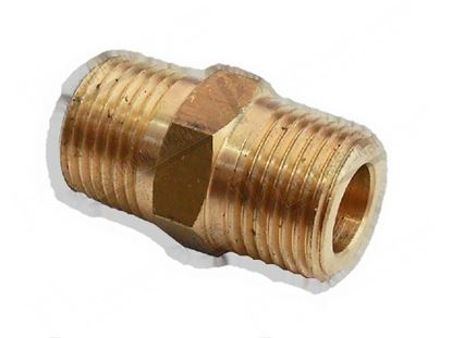 Picture of Nipple 1/2" ·1/2" - L=40 mm - brass for Zanussi, Electrolux Part# 0C0907