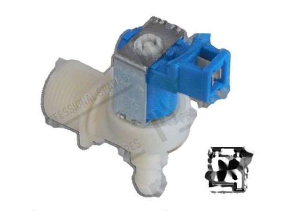 Picture of Solenoid valve 90Â° - 1 way - 220/240V 50/60Hz -  10,5 mm for Zanussi, Electrolux Part# 0C1113
0C1933