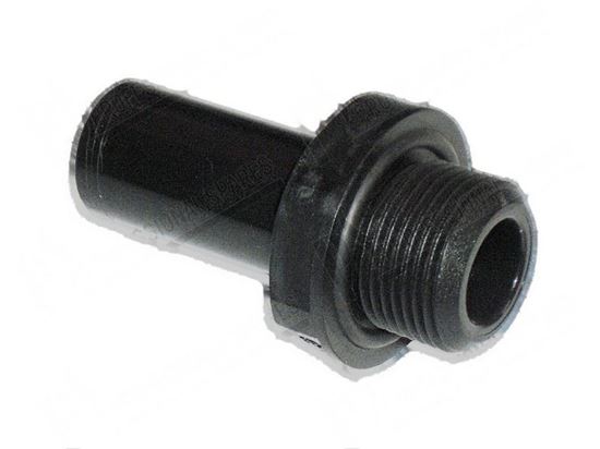 Picture of Terminal with pipe fitting 22 mm - 3/4" - JG for Zanussi, Electrolux Part# 0C1122