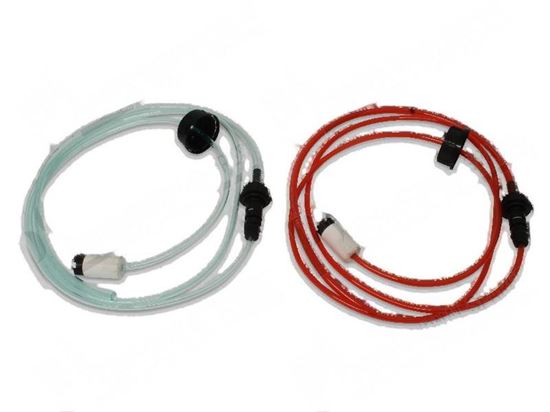 Picture of Detergent feeding hose (blue + red) - KIT for Zanussi, Electrolux Part# 0C1127